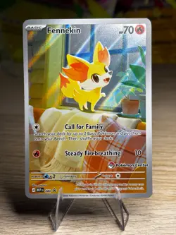 Fennekin 080 Pokemon Center Stamped Promo Chaos Rising + Ho-oh EBGAMES stamped - Image 1