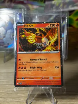 Fennekin 080 Pokemon Center Stamped Promo Chaos Rising + Ho-oh EBGAMES stamped - Image 5
