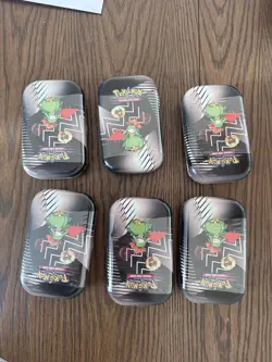 Pokemon TCG:Scarlet & Violet 10.5-Black Bolt & White Flare-Unova Mini Tin X6 - Image 1