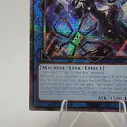 Yugioh Ra03 NM Sky Striker Ace-Shizuku QCR Quarter Century Secret Rare EN043 - Image 3