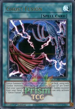 1st ed Ghost Fusion ultra rare BLMR-EN026 Yugioh - Image 1