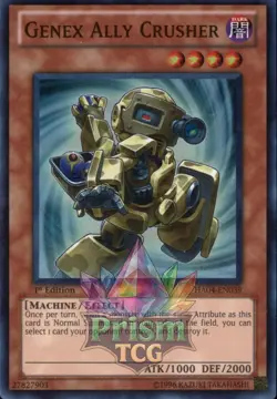 1st ed Genex Ally Crusher super rare HA04-EN039 Yugioh - Image 1