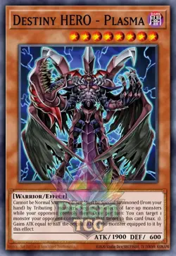 1st ed Destiny HERO - Plasma super rare DESO-EN012 Yugioh - Image 1