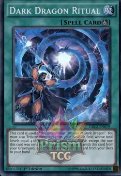 1st ed Dark Dragon Ritual super rare DRL2-EN019 Yugioh - Image 1
