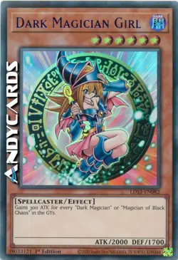 DARK MAGICIAN GIRL (Ragazza Maga Nera) • Ultra R Blu • LDS3 EN082 • 1Ed • YUGIOH - Image 1