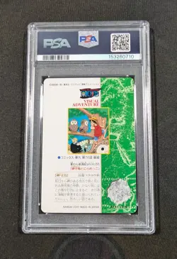 2001 Japanese One Piece Visual Adventure Sanji Luffy Usopp Zoro 91 PSA 7 NM - Image 2