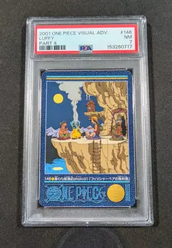 2001 Japanese One Piece Visual Adventure Luffy 146 PSA 7 NM Part 4 - Image 1