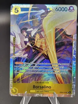 One Piece TCG Borsalino EB04-058 SR Adventure on Kami's Island Foil English NM - Image 1