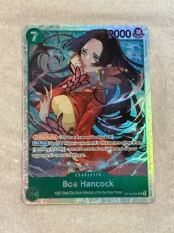 Boa Hancock OP16-032 The Time of Battle Foil Mint One Piece CCG NM - Image 1