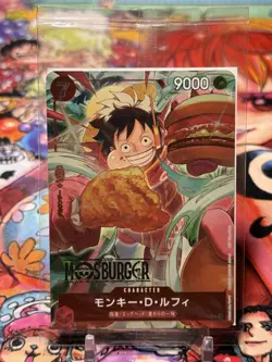 MONKEY D LUFFY - One Piece P-080 - SEALED MOS BURGER PROMO - Campaign Japanese - Image 2