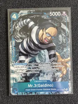 One Piece - Mr.3(Galdino) (056) (Alternate Art) OP16-056 The Time of Battle Foil - Image 1