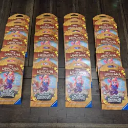 Disney Lorcana TCG: Wilds Unknown Sleeved Packs Lot of 20 Brand New Factory Seal - Image 1