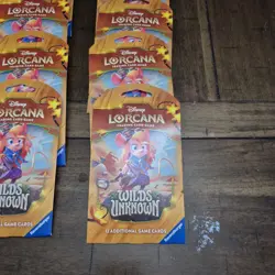 Disney Lorcana TCG: Wilds Unknown Sleeved Packs Lot of 20 Brand New Factory Seal - Image 2