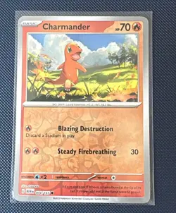 Charmander 004/165 Reverse Holo NM Pokemon Card Scarlet & Violet 151 - Image 1