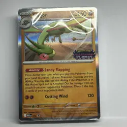 Flygon Phantasmal Flames Stamped 016 Build and Battle Promo Pokemon Card Sealed - Image 1