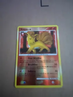 2009 Pokemon Platinum #SH6 Shiny Vulpix Reverse Holo Card - Image 2