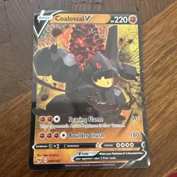 Coalossal V 098/185 - 2020 Vivid Voltage Ultra Rare Holo Pokemon Card NM - Image 1