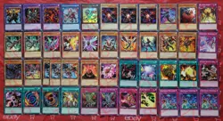 Yugioh Red-Eyes Deck 45 Cards Black Flare *Insight* Fusion *Red Stone of Legend* - Image 1