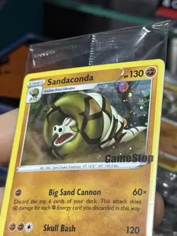 #2 Sandaconda 082/163 Gamestop Exclusive SEALED Promo SWIRL Pokemon Card TCG - Image 3