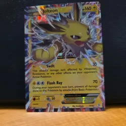 Pokemon Jolteon EX Full Art Holo Card 28/83 Ultra Rare - Image 1