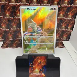 Pokemon TCG Mimikyu Scarlet & Violet Paldea Evolved SVP075 Promo Card Not sealed - Image 1