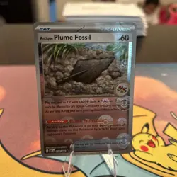 Antique Plume Fossil - Pokemon White Flare Poke Ball Pokemon Card 079/086 - Image 1