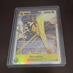 Bandai One Piece Card Game Borsalino EB04-058 Egghead Alt Art SR Foil - Image 1