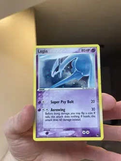 Lugia 2/17 POP Series 5 Pokemon Holo Rare Card LP/MP - Image 1
