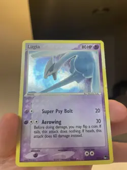 Lugia 2/17 POP Series 5 Pokemon Holo Rare Card LP/MP - Image 2