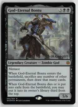 God-Eternal Bontu M Prerelease Cards 92 LP - Image 1