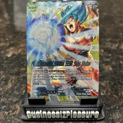 Awakened Strike SSB Son Goku P-026 Leader Foil Dragon Ball Super Card Game | LP - Image 1