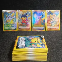 Pokemon Pikachu Cosplay! Series 3 Pikachu Anime World Card Bundle Job Lot x55 - Image 1