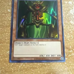 🔥 Yugioh Man-Eater Bug LOB-EN108 Super Rare HOLOFOIL 25th Anniversary NM/LP - Image 3