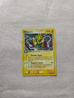 Manectric EX Deoxys Reverse Foil Uncommon Pokemon Card 2005 - Image 1