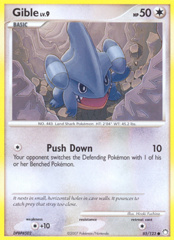Gible 85/123 Common | Mysterious Treasures | Pokemon Card - Image 1