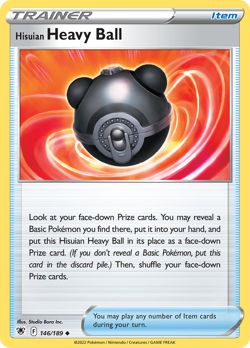Hisuian Heavy Ball 146/189 Uncommon | Astral Radiance | Pokemon Card - Image 1