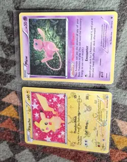 Pokemon Holo Card Lot Pikachu Mew Fates Collide Legendary Treasures Near Mint NM - Image 2