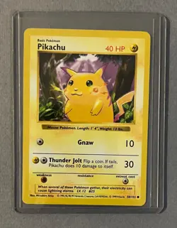 Lot of 83 Base set shadowless Pokemon cards includes Pikachu with red cheeks - Image 1