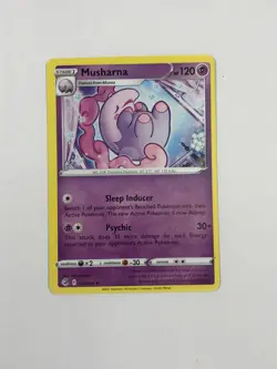 Pokemon Card Fusion Strike Miscut Error Musharna 122/264 NM - Image 1