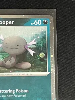 Paldean Wooper SVP 041 Black Star Promo Cosmos Holo Pokemon Card - Image 3