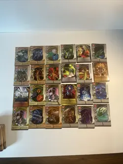 Bakugan Battle Brawlers Lot of 77 Metal and Magnetic Gate Cards RARE LARGE LOT - Image 2