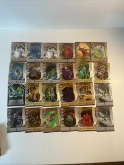 Bakugan Battle Brawlers Lot of 77 Metal and Magnetic Gate Cards RARE LARGE LOT - Image 3