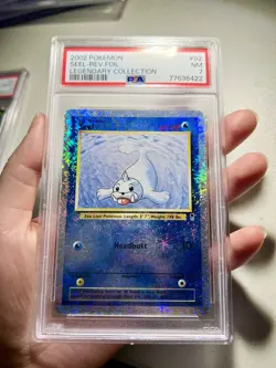 2002 SEEL 92/110 Reverse Holo Foil Pokemon Card Legendary Collection Holo PSA 7 - Image 1