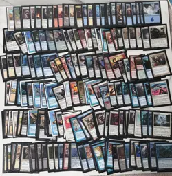 Estate MAGIC THE GATHERING Played Cards, 222 Cards In Sleeves, Listed/Named - Image 1
