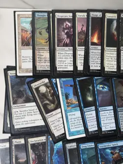 Estate MAGIC THE GATHERING Played Cards, 222 Cards In Sleeves, Listed/Named - Image 2