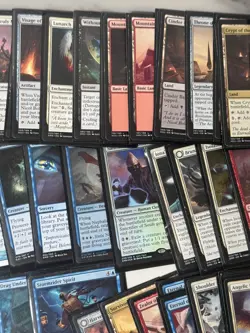 Estate MAGIC THE GATHERING Played Cards, 222 Cards In Sleeves, Listed/Named - Image 3