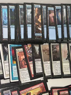 Estate MAGIC THE GATHERING Played Cards, 222 Cards In Sleeves, Listed/Named - Image 5