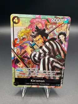 Kin'emon OP16-082 SR ALT ART - The Time of Battle - One Piece TCG - Image 1