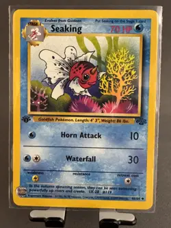 Pokemon TCG Seaking Jungle 1st Edition Uncommon Card 46/64 NM - Image 1
