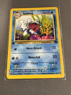 Pokemon TCG Seaking Jungle 1st Edition Uncommon Card 46/64 NM - Image 3